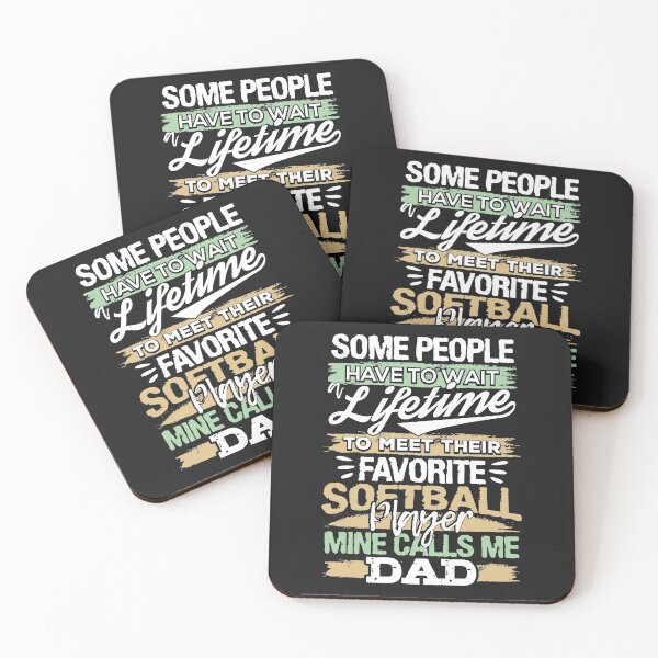 Item preview, My Favorite Softball player Calls Me Dad  designed and sold by WelderSurgeon.