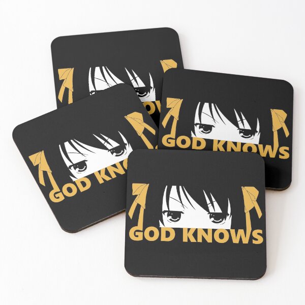 Item preview, Haruhi Suzumilla - God Knows - Black background designed and sold by ZuraDesigns.