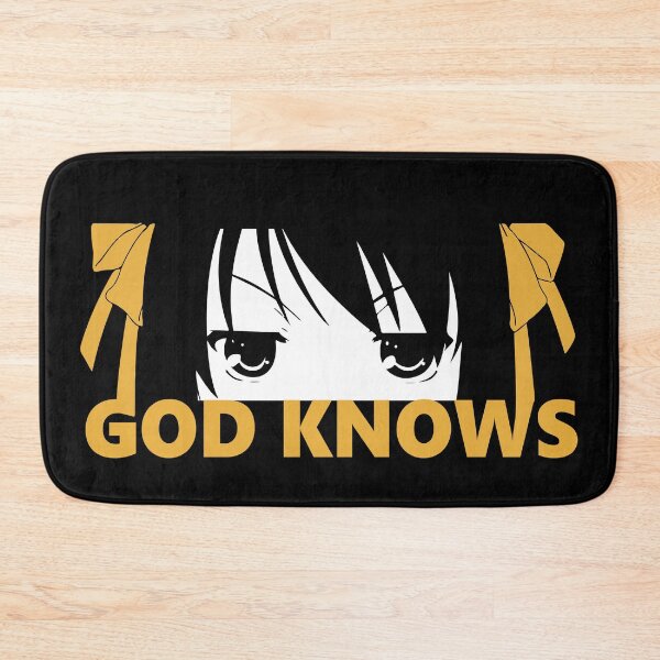 Item preview, Haruhi Suzumilla - God Knows - Black background designed and sold by ZuraDesigns.