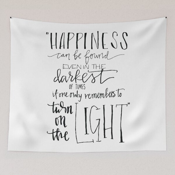 Item preview, Jk Rowling Happiness can be found if you turn on the light Quote designed and sold by Jamie Geyer.