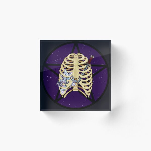 Crystal Ribs Acrylic Block