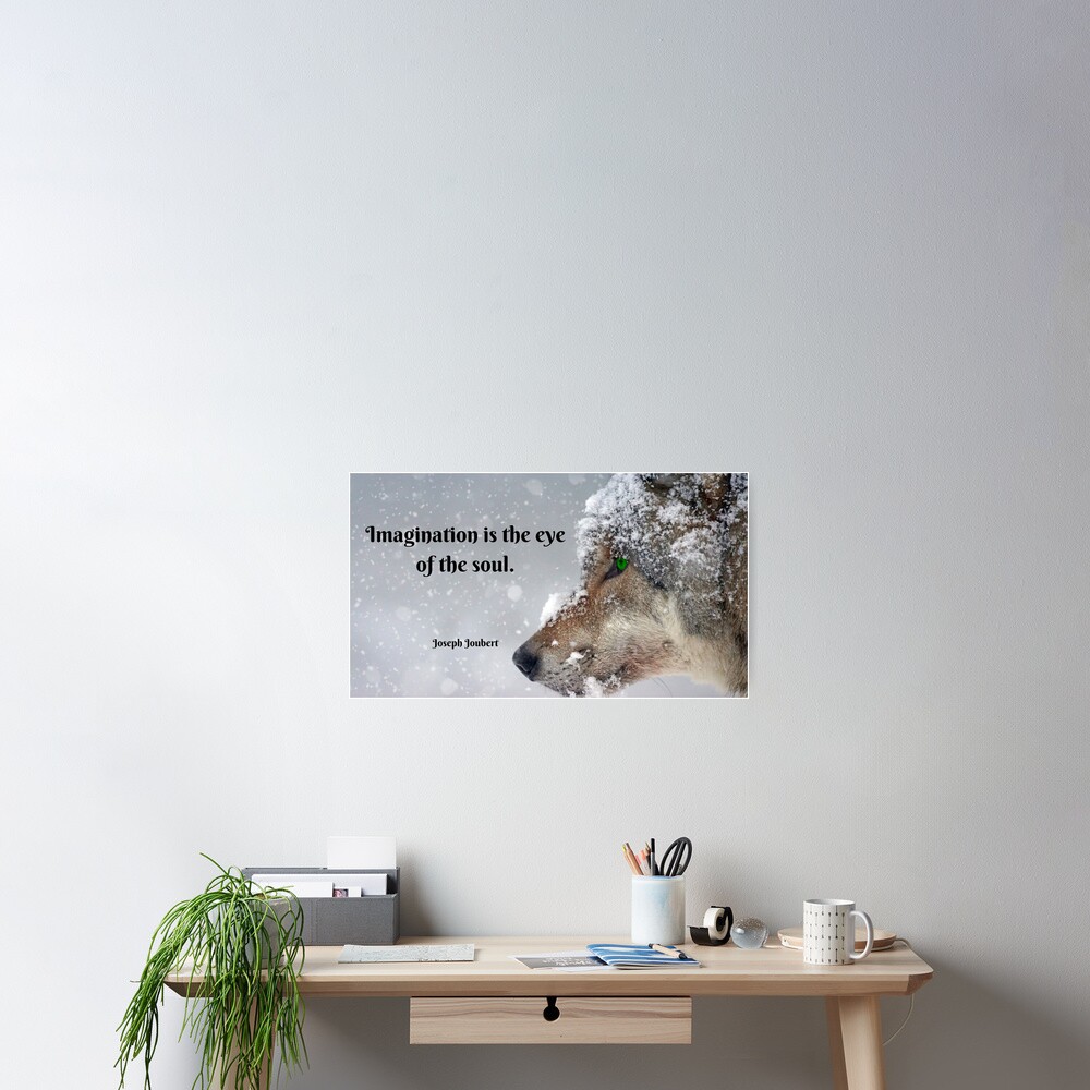 "Eye of the Soul - Joseph Joubert" Poster for Sale by ForkedTeesnSuch ...