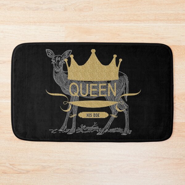 Item preview, Queen His Doe Deer Couples Matching Novelty Graphic design designed and sold by nikkidawn74.
