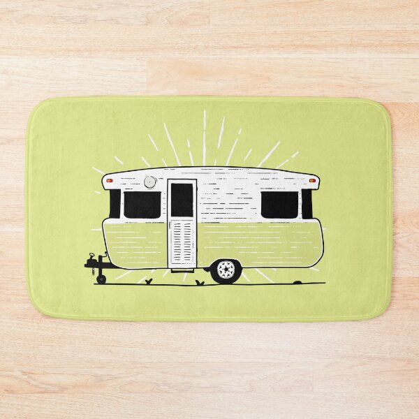 Item preview, Vintage Viscount Caravan Illustration designed and sold by Van Drawings.