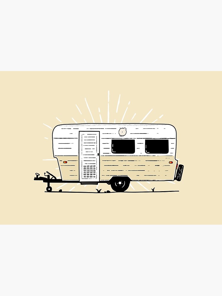 Vintage Coronet Caravan Illustration