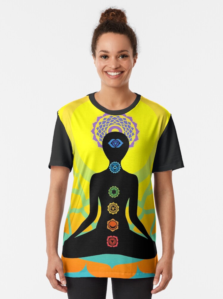 Alternate view of chakras Graphic T-Shirt