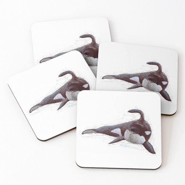 Item preview, Inouk the Killer Whale Scribble designed and sold by ArtyOrca.