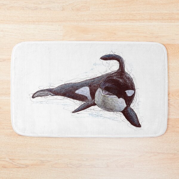 Item preview, Inouk the Killer Whale Scribble designed and sold by ArtyOrca.