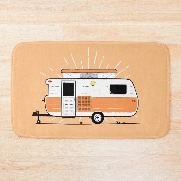 Item preview, Vintage Viscount Pop-Top Caravan Illustration designed and sold by Van Drawings.
