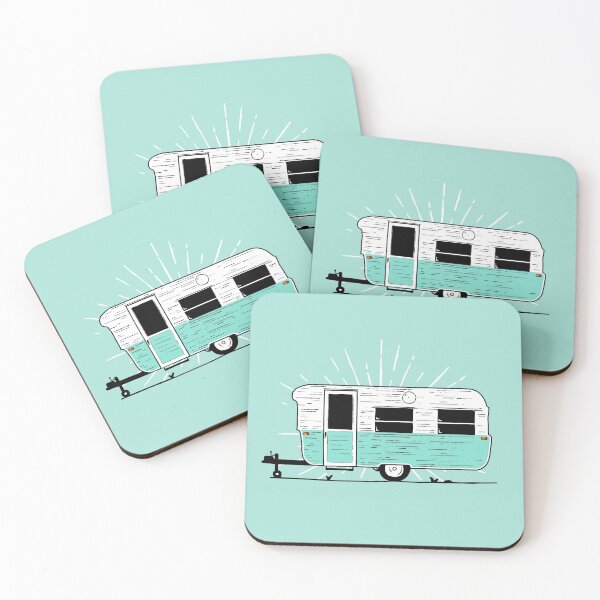 Item preview, Vintage Millard Caravan Illustration designed and sold by Van Drawings.