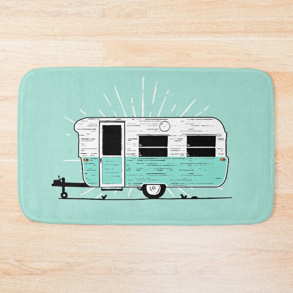 Item preview, Vintage Millard Caravan Illustration designed and sold by Van Drawings.