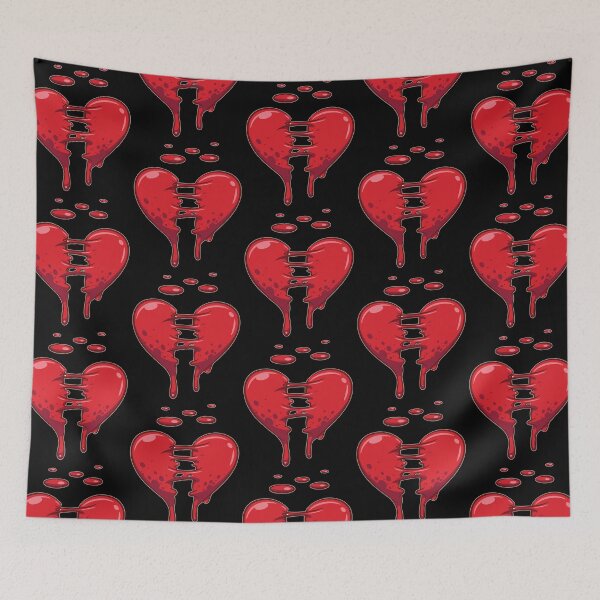 Item preview, Dripping Broken Healing Heart Valentines Day designed and sold by Teeleo.