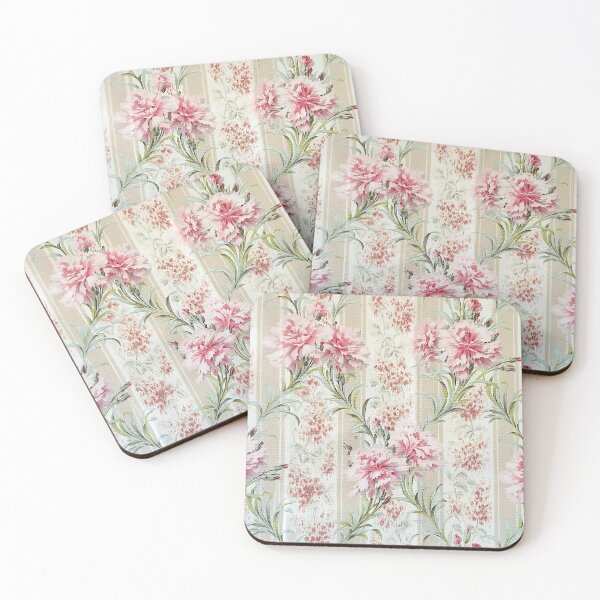 Item preview, Vintage Pink Floral Artwork designed and sold by FuzzyHoney.