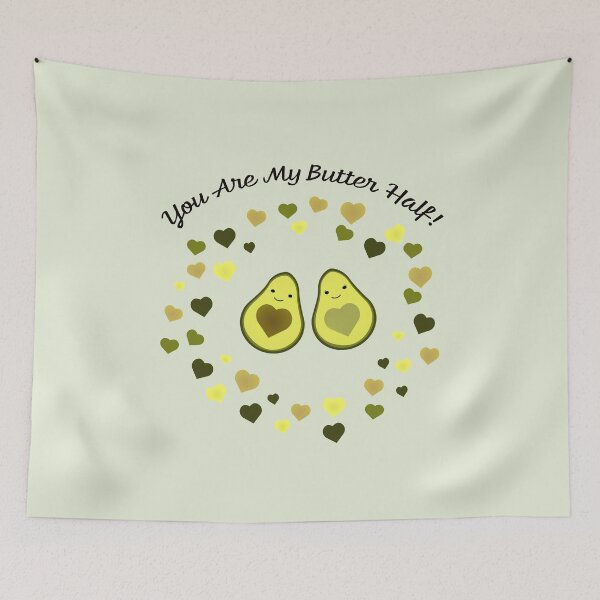 Item preview, Cute and Funny You are My Butter Half Avocado Love designed and sold by Hedgie Designs.