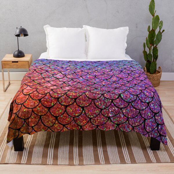 Item preview, Colorful Glitter Mermaid Scales designed and sold by maryedenoa.