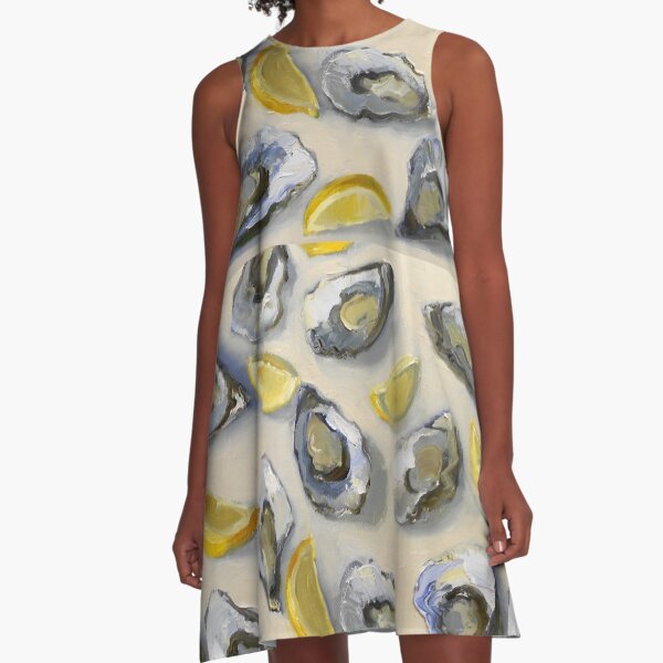 Item preview, Australian Oysters and Lemons Still Life designed and sold by MilkAnna.