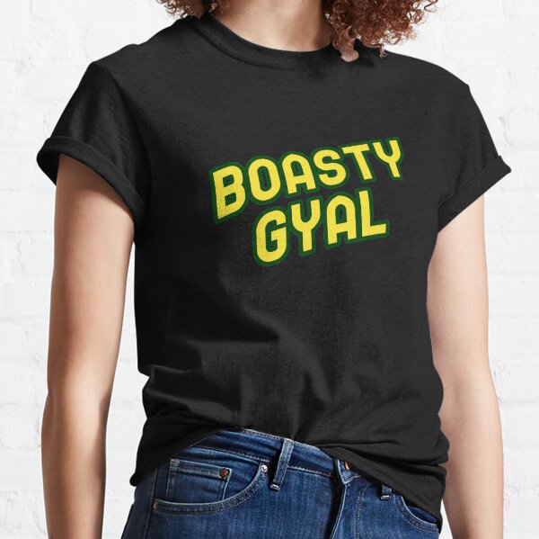 Boasty Gyal jamaikanischer Patois Classic T-Shirt