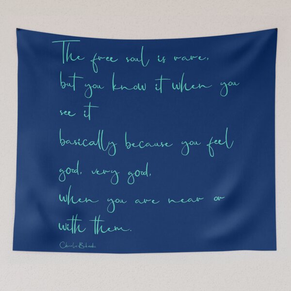 Item preview, Bukowski - The free soul is rare designed and sold by Skippingbird.