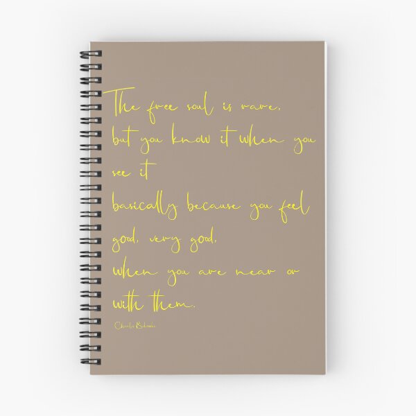 Item preview, Bukowski - The free soul is rare designed and sold by Skippingbird.