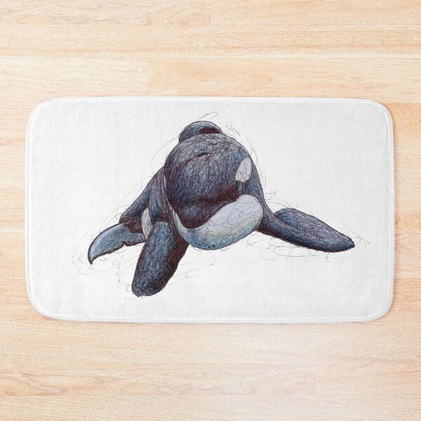 Item preview, Keiko the Killer Whale Scribble designed and sold by ArtyOrca.