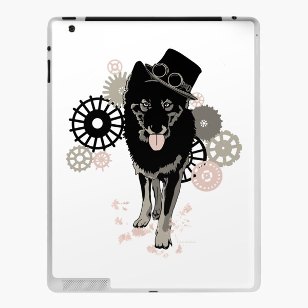 Steam punk wolf iPad Skin