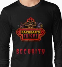 Five Nights at Freddy's - FNAF 3 - Fazbear's Fright Security Long Sleeve T-Shirt