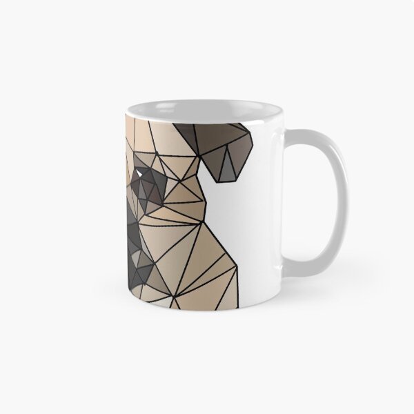 Item preview, Polygon pug white designed and sold by blankshirt.