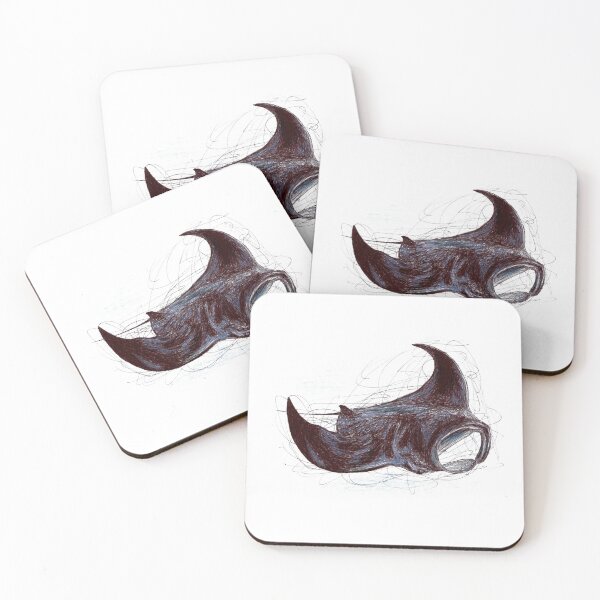 Item preview, Manta Ray Scribble designed and sold by ArtyOrca.
