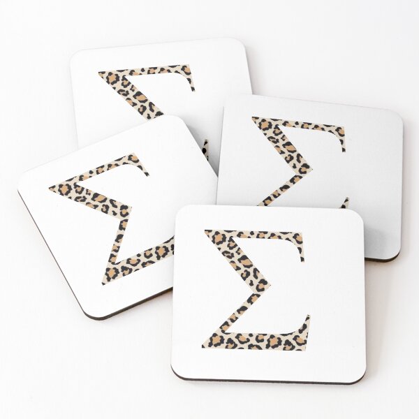 Item preview, Sigma Animal Print Letter designed and sold by ansacree.