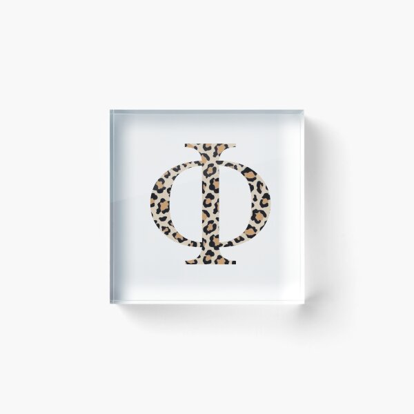 Item preview, Phi Animal Print Letter designed and sold by ansacree.