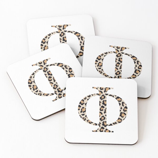 Item preview, Phi Animal Print Letter designed and sold by ansacree.