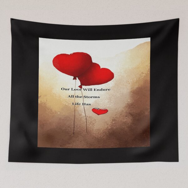 Item preview, Our Love Endures All of Lifes Storms designed and sold by Rowena Jones.