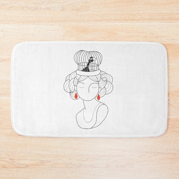 Item preview, Caged Mind (Black Print) designed and sold by Mathildashop.