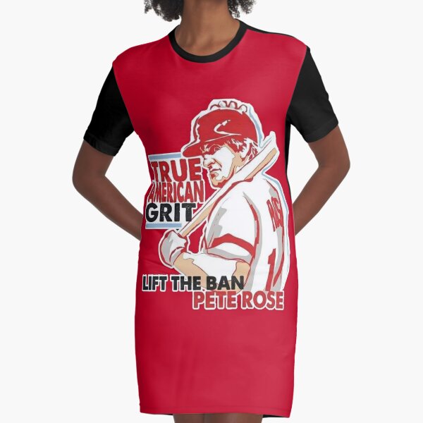 Vintage Cincinnati Reds T-Shirt Charlie Hustle Pete Rose Lift the Ban 14  Shirt L