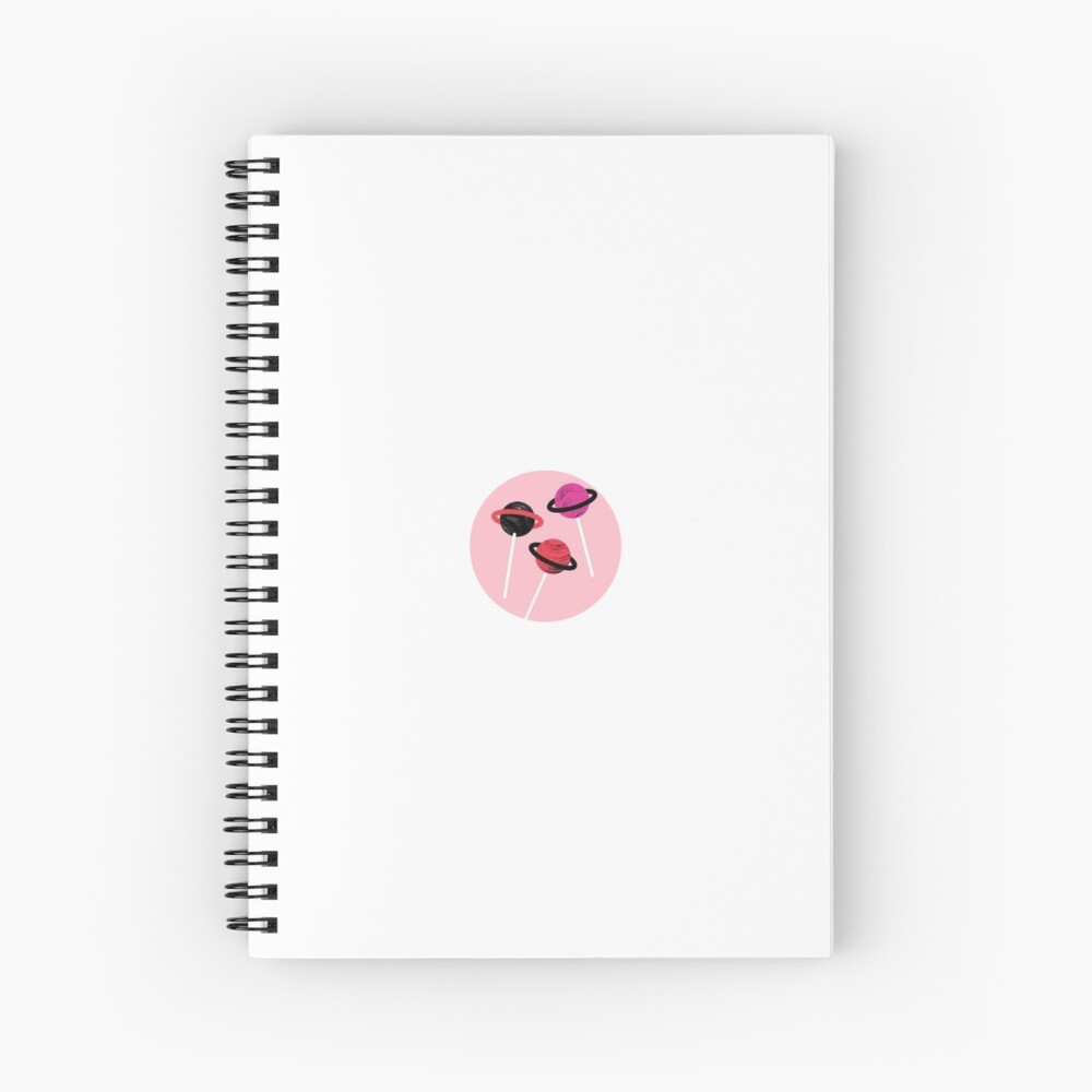 Aesthetic Circle Icon Space Pops Spiral Notebook By Gchan27 Redbubble