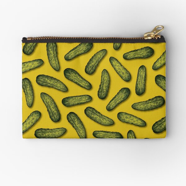 Aperçu de l'œuvre Une pléthore de cornichons - motif cornichon vert et jaune créée et vendue par somecallmebeth.