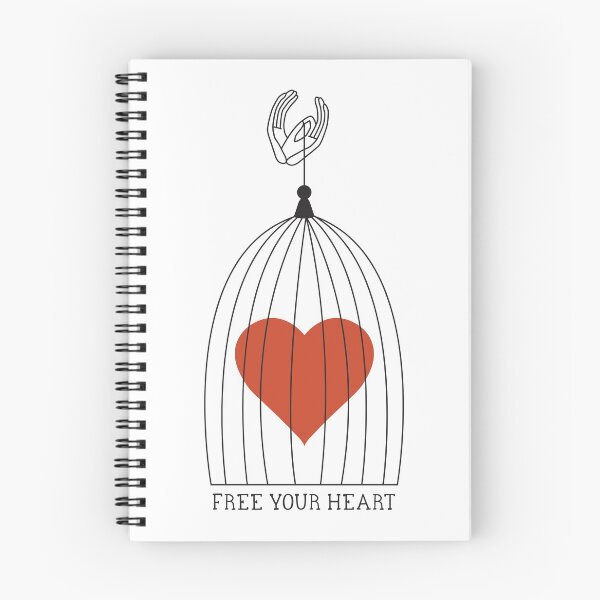 Item preview, Free Your Heart (Black Print) designed and sold by Mathildashop.