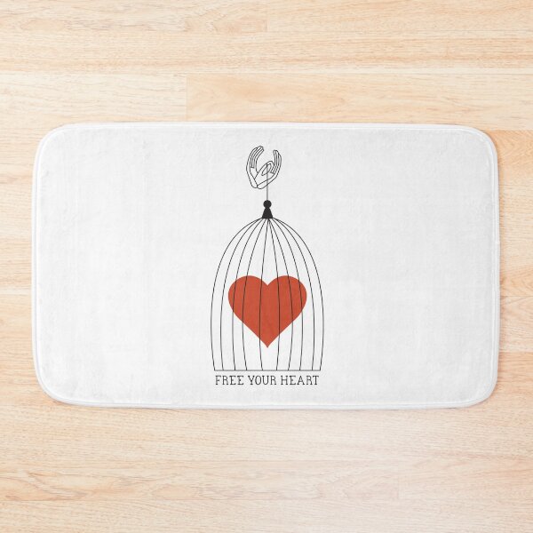 Item preview, Free Your Heart (Black Print) designed and sold by Mathildashop.