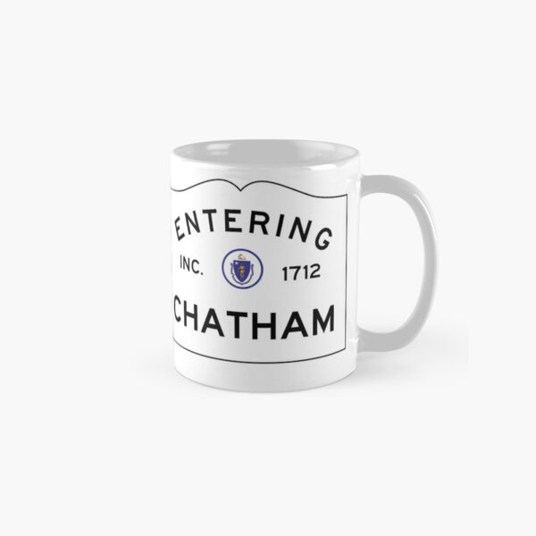 Entrée dans Chatham - Panneau de signalisation du Commonwealth du Massachusetts Mug classique