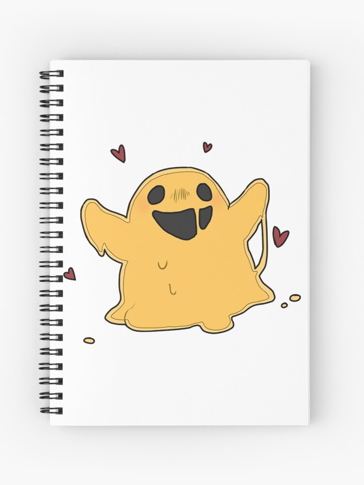 SCP-999 orange blob tickle monster Spiral Notebook for Sale by  ToadKingStudios