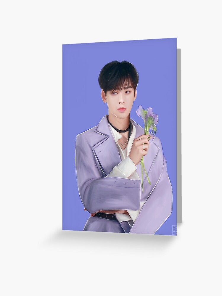 Cha eun woo astro Greeting Card for Sale by Divya21