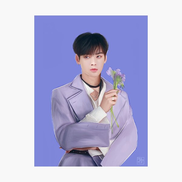 Astro Eunwoo Fanart Art Board Print