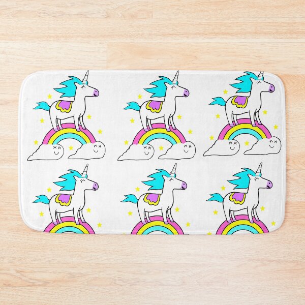 Item preview, Unicorn travel on clouds designed and sold by Tim Addison.