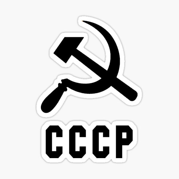 Sticker ussr cccp sssr urss russia soviet union flag map emblem russian car
