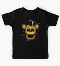 Five Nights at Freddy's - FNAF - Golden Freddy - It's Me Kids T-Shirt