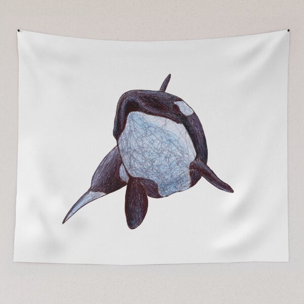 Item preview, Orca Scribble designed and sold by ArtyOrca.