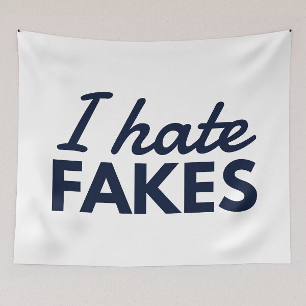 Item preview, INFP - I Hate Fakes designed and sold by ojdart.