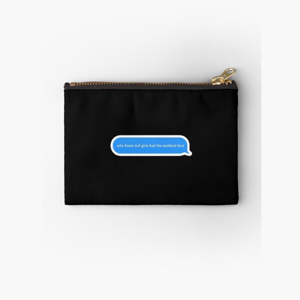 Item preview, who knew evil girls had the prettiest face Popular Meme Speech imessage designed and sold by mekx.