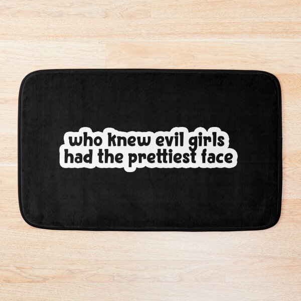 Item preview, who knew evil girls had the prettiest face Popular Meme Speech designed and sold by mekx.