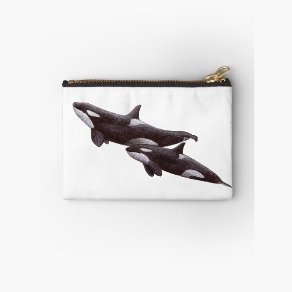 Item preview, Pair of Killer Whales Drawing Scribble designed and sold by ArtyOrca.